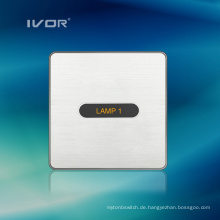 1 Gang Beleuchtung Schalter Touch Panel Aluminiumlegierung Material (ID-ST1000L1)
